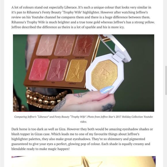 Jeffree Star 24 Karat Skin Frost Pro Palette - Picture 4 of 10